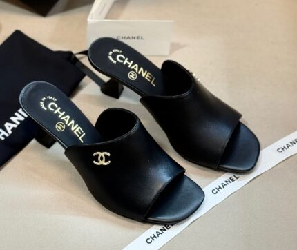 Chanel Leather Heel