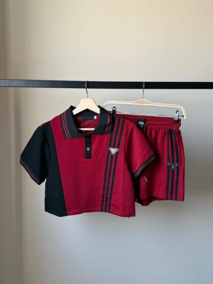 Prada Polo and Shorts Set