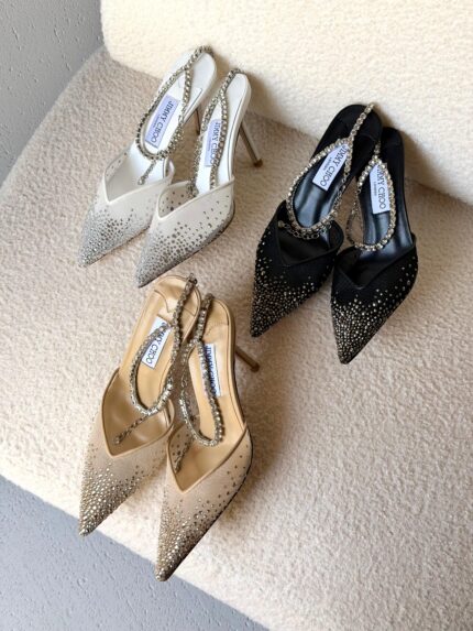 Jimmy Choo Crystal Embellished Heels