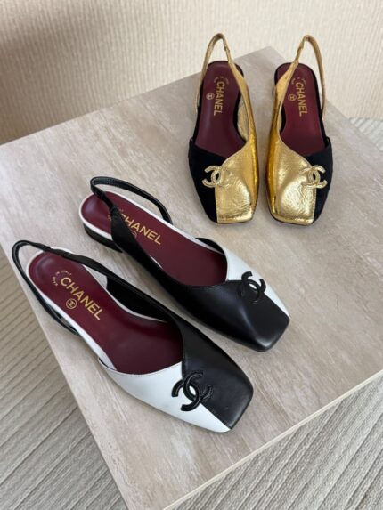 Chanel Slingback Flats