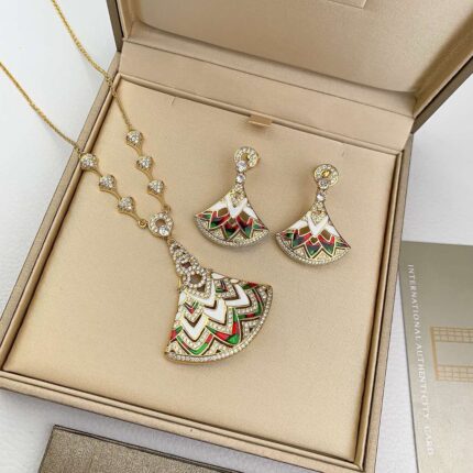 Bulgari Necklace & Earrings Set