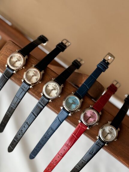 Chopard Leather Strap Watch