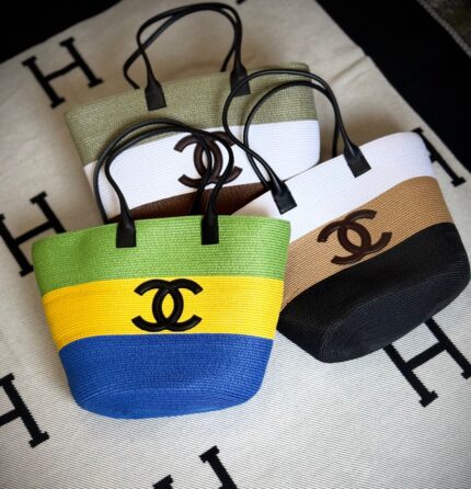 Chanel Raffia Tote Bag