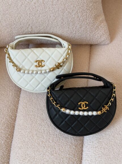 Chanel Pearl Chain Hobo Bags