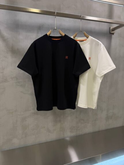 Hermes Embroidered T-shirts