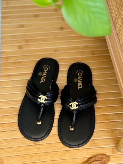 Chanel Toe-Ring Flat Sandals