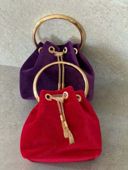 Jimmy Choo Velvet Bucket Bags