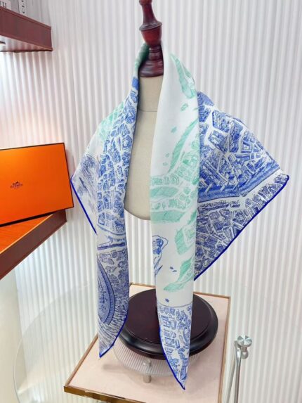 Hermes Silk Scarf