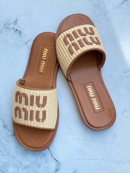 Miu Miu Flat Slides