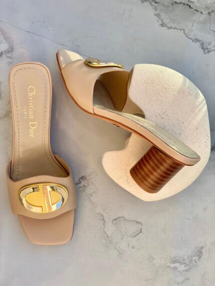 Christian Dior Block Heel Mules