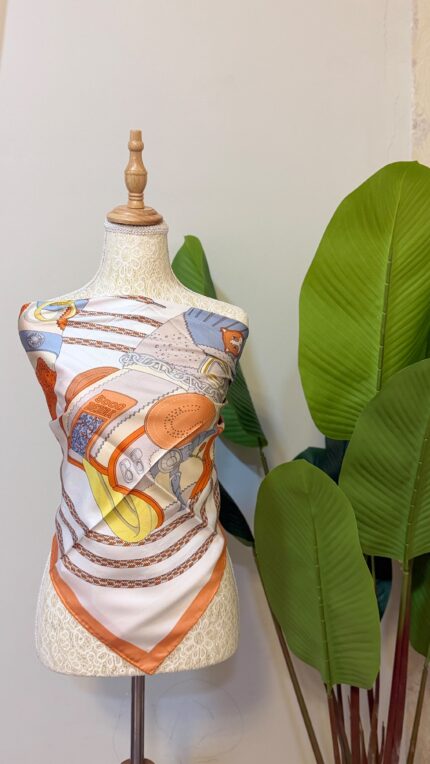 Hermes Silk Scarf