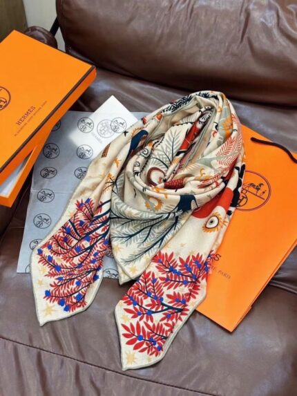 Hermes Silk Scarf