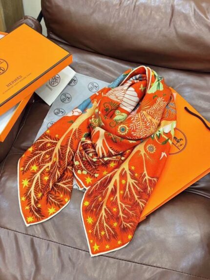 Hermes Silk Scarf