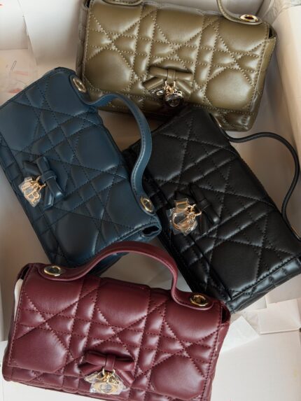 Christian Dior Quilted Top Handle Bags