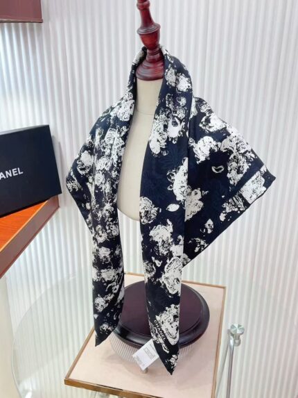 Chanel Printed Silk Scarfs