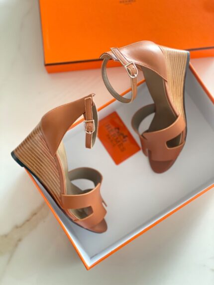Hermes Wedge Sandals