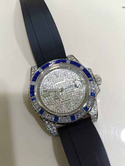 Rolex Diamond-Pave Yacht-Master Watch