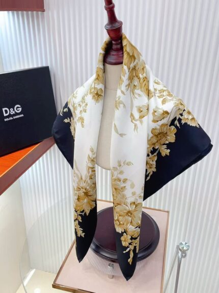 Dolce & Gabbana Floral Silk Scarfs