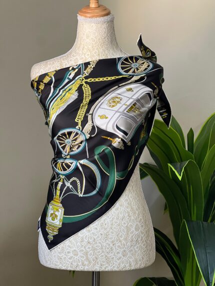 Hermes Silk Scarf