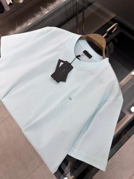 Prada Cotton Crew Neck T-Shirt