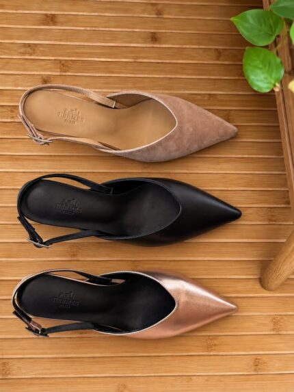Hermès Slingback Heels