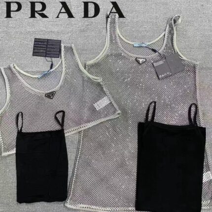 Prada Mesh Tank Set