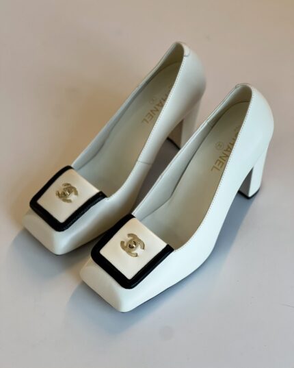 Chanel Block Heel Pumps
