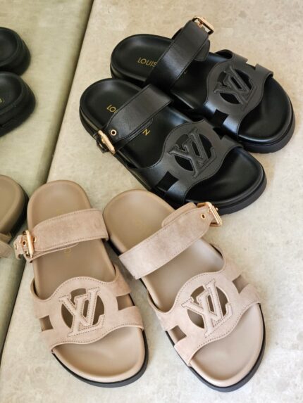 Louis Vuitton LV Cut-Out Platform Sandals