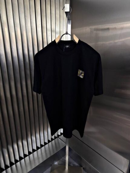Fendi FF Logo Cotton T-Shirts
