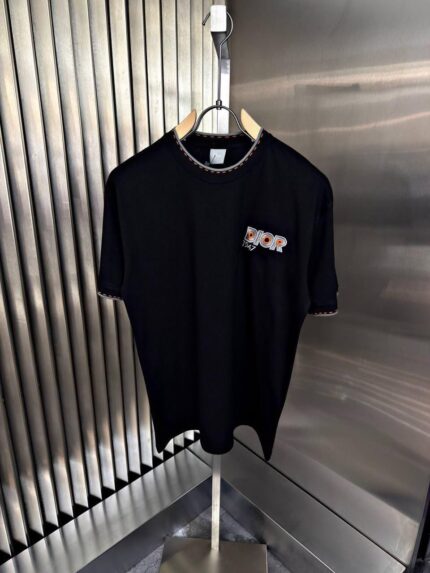 Christian Dior Embroidered Cotton T-Shirt
