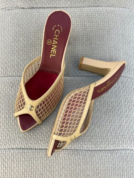 Chanel Mesh Mules