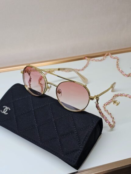 Chanel Round Chain Sunglasses