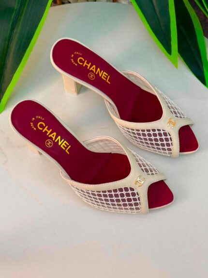 Chanel Mesh Mules