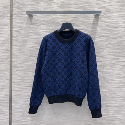 Louis Vuitton Monogram Jacquard Crewneck Sweater