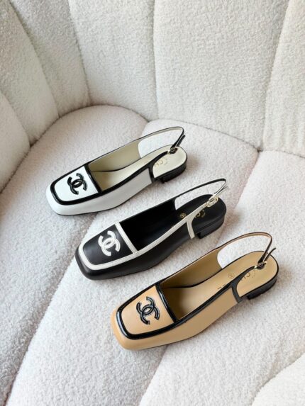 Chanel Slingback Flats
