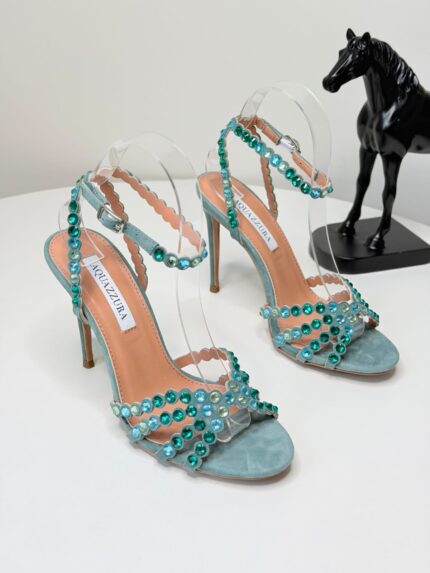 Aquazzura Tequila Crystal Sandals