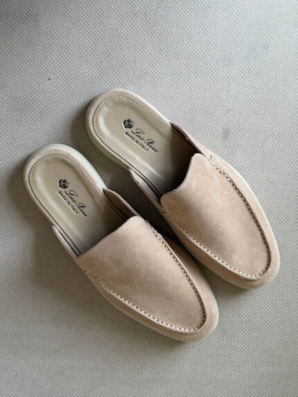 Loro Piana Open Walk Suede Loafers