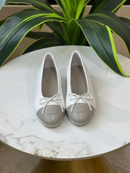 Chanel Classic Two-Tone Ballerina Flats