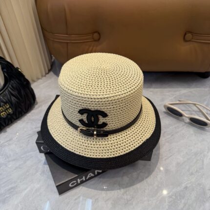 Chanel Raffia Bucket Hats