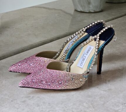 Jimmy Choo Gradient Crystal Embellished Pumps