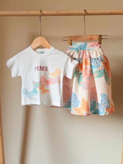 Fendi Kids Butterfly Print Set