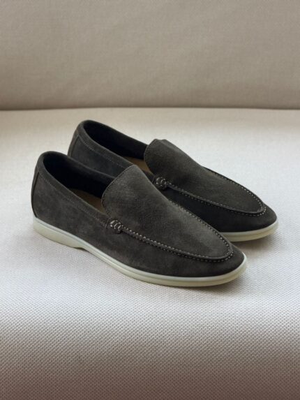 Loro Piana Summer Walk Suede Loafers