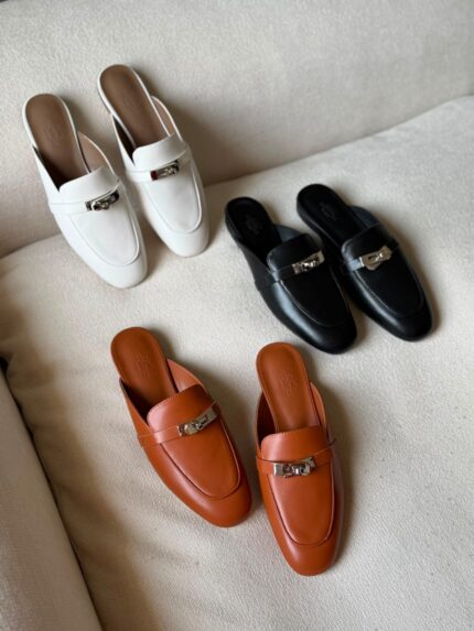 Hermes Mules with Kelly Buckle