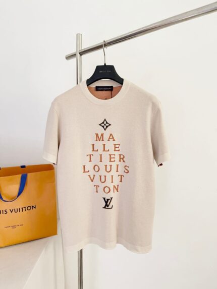 Louis Vuitton Malle Tier Intarsia Knit T-Shirt