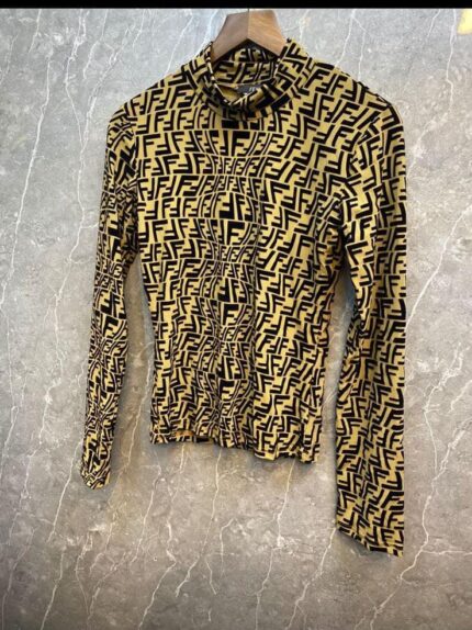 Fendi Zucca High Neck Top