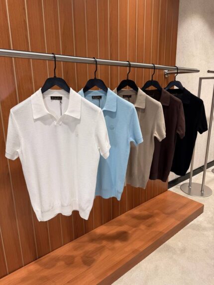 Loro Piana  Knitted Silk Polo Shirts
