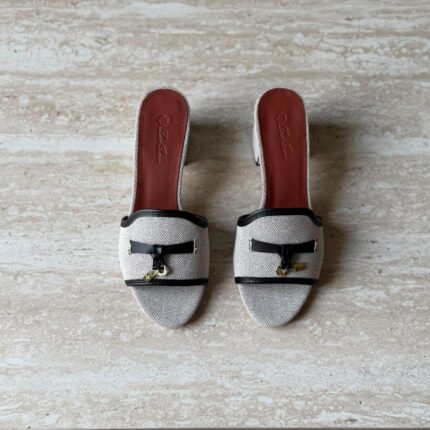 Loro Piana Summer Charms Heeled Mules