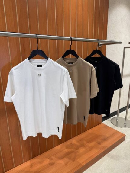 Fendi FF Metal Logo T-Shirts