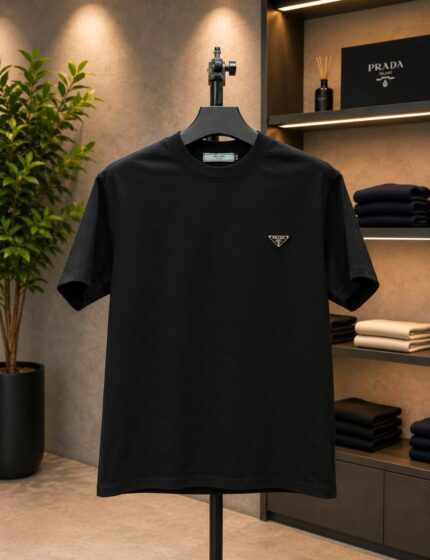 Prada Triangle Logo T-Shirt