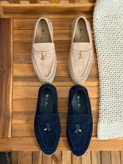 Loro Piana Summer Walk Braided Loafers